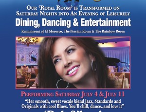 THE ROYAL ROOM presents DEB SILVER at THE COLONY HOTEL, PALM BEACH July 4th & 11th